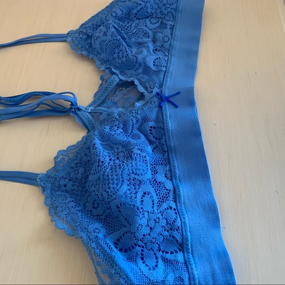 🌸 3/$10 Aerie Light Blue Lace Bralette - Picture 6 of 6